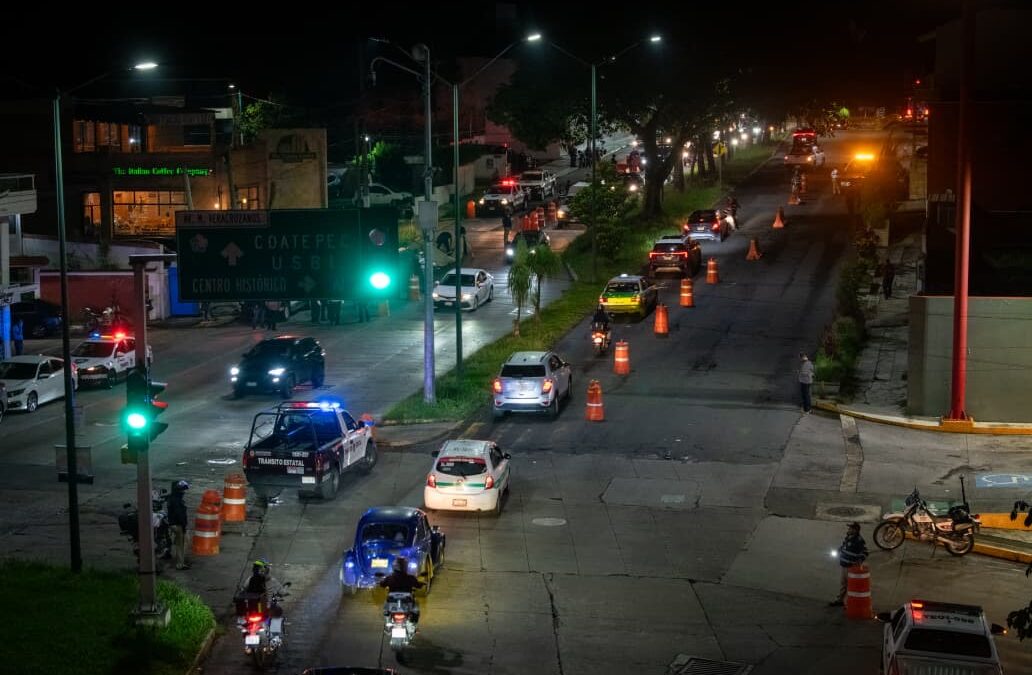 Operativo Alcoholimetría en Xalapa: 16 infracciones por conducir ebrio