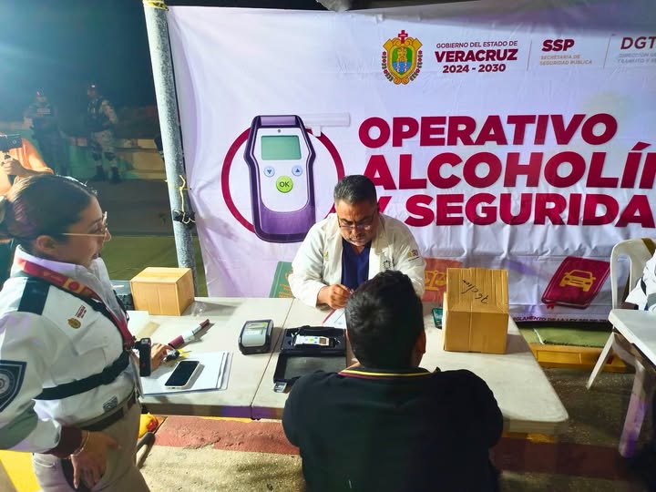 Operativo Alcoholímetro en Xalapa, Coatzacoalcos y Poza Rica da resultados