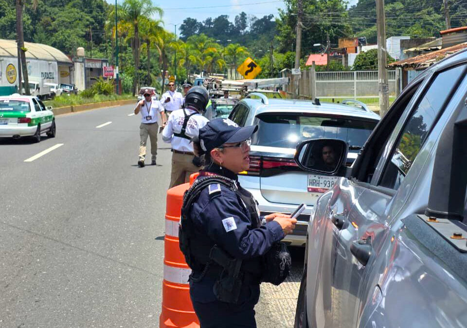 Operativo Radar en carretera Xalapa-Coatepec busca reducir accidentes
