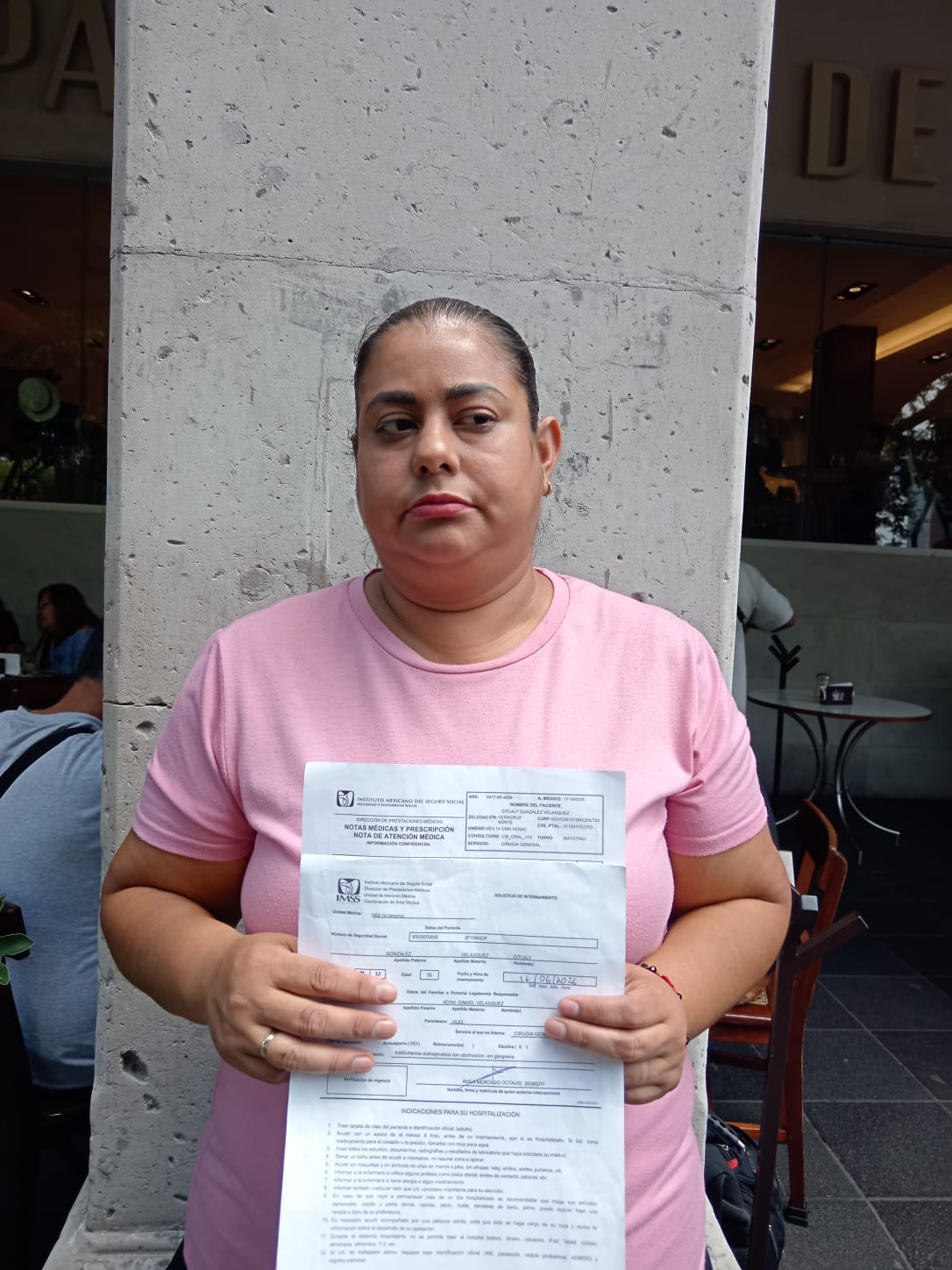 paciente-citaly-gonzalez-queja-imss-14 Paciente Citaly González denuncia falta de recursos en Hospital IMSS 14