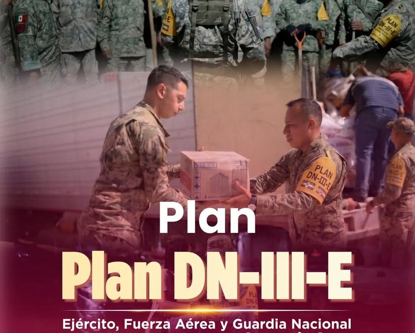 Protección Civil Veracruz reconoce a Defensa por aniversario de Plan DN-III-E