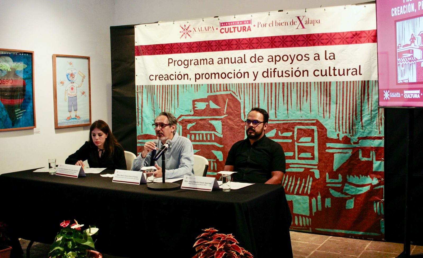 Presentación del Programa Anual de Apoyos a la Creación, Promoción y Difusión Cultural en Xalapa