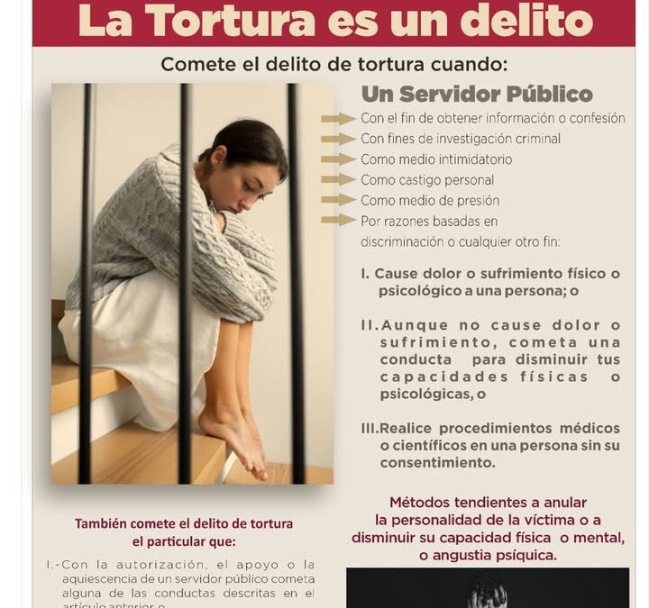 Fiscalía de Veracruz llama a denunciar la tortura