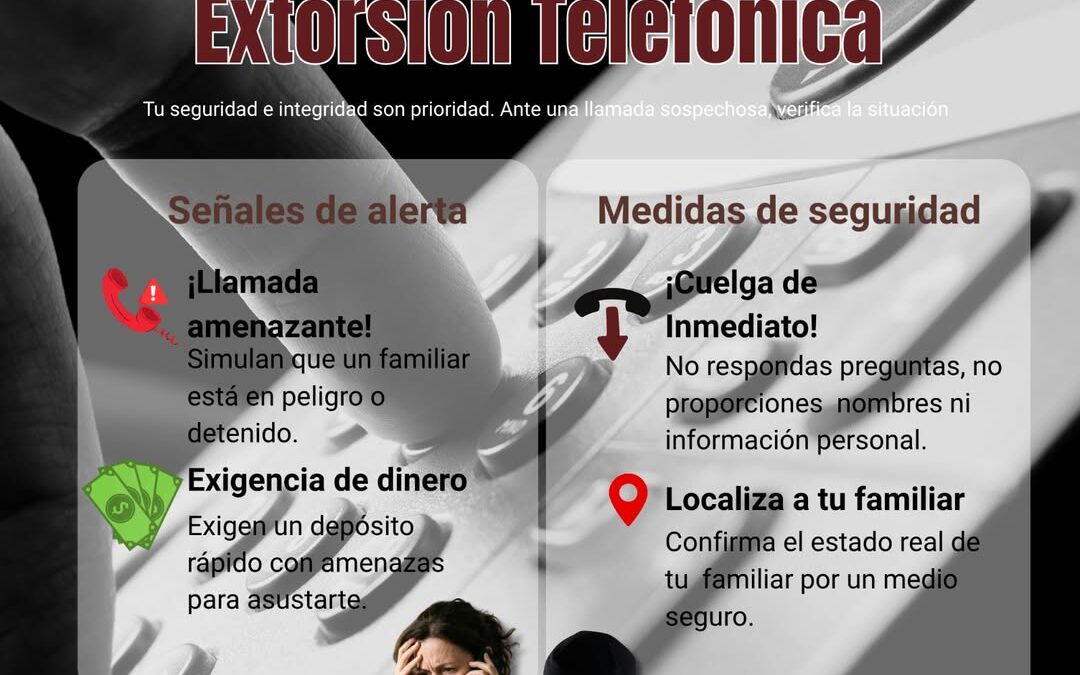 Fiscalía de Veracruz emite recomendaciones ante llamadas de extorsión