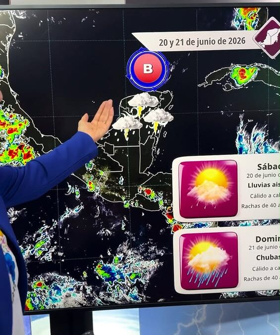 Pronóstico del tiempo en lengua maya para la península de Yucatán