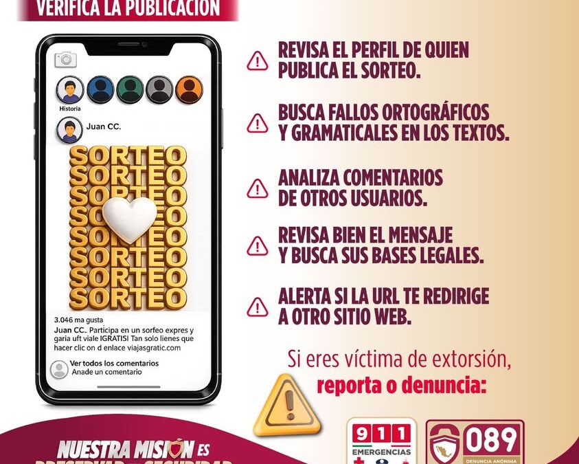 Recomendaciones para evitar fraudes en sorteos de redes sociales