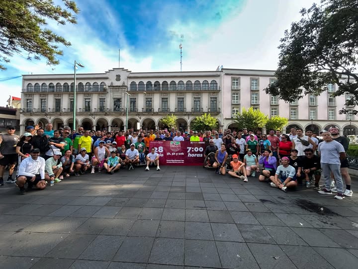 Más de 150 corredores participan en reconocimiento de ruta de carrera en Xalapa