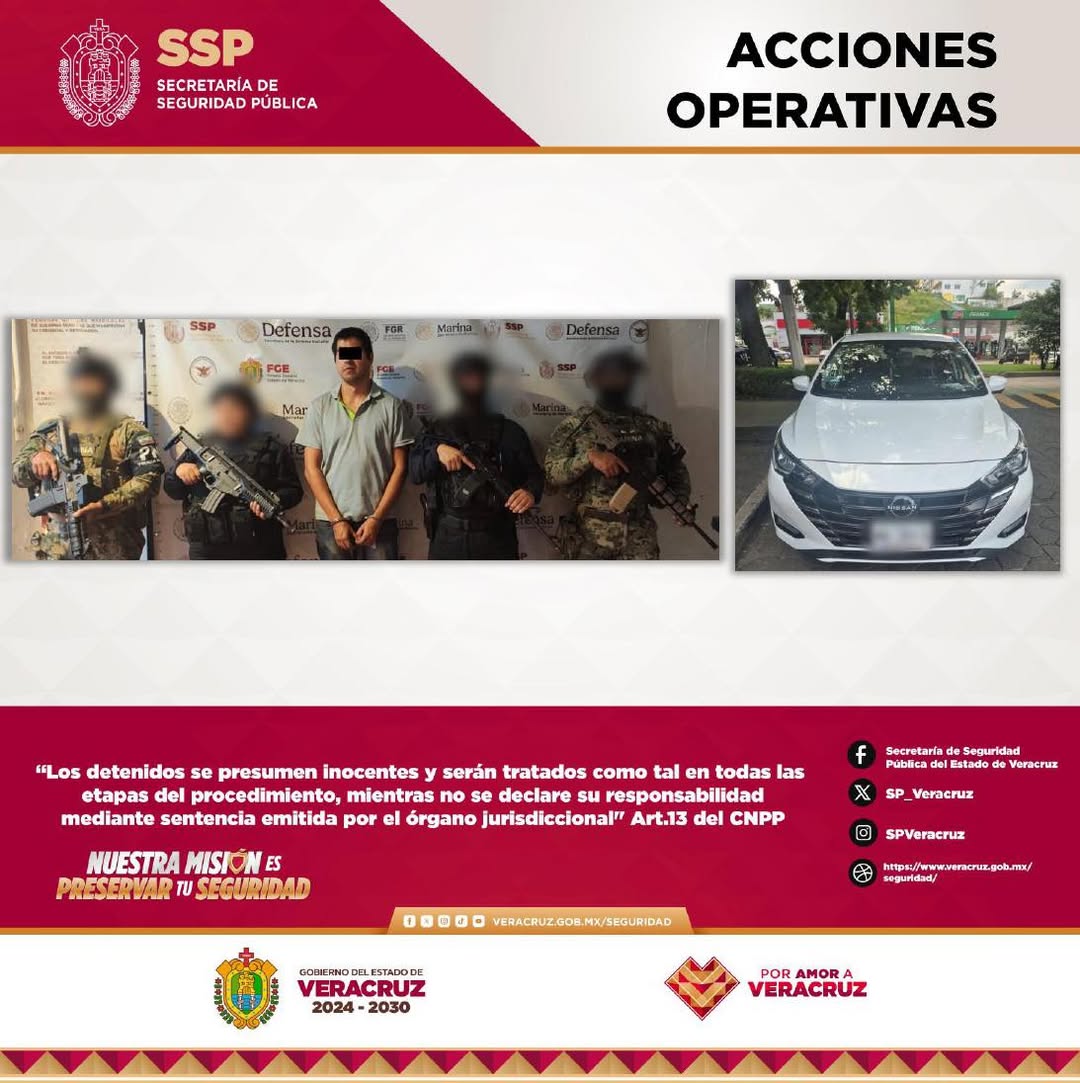 Operativo de recuperación de vehículos de la SSP Veracruz