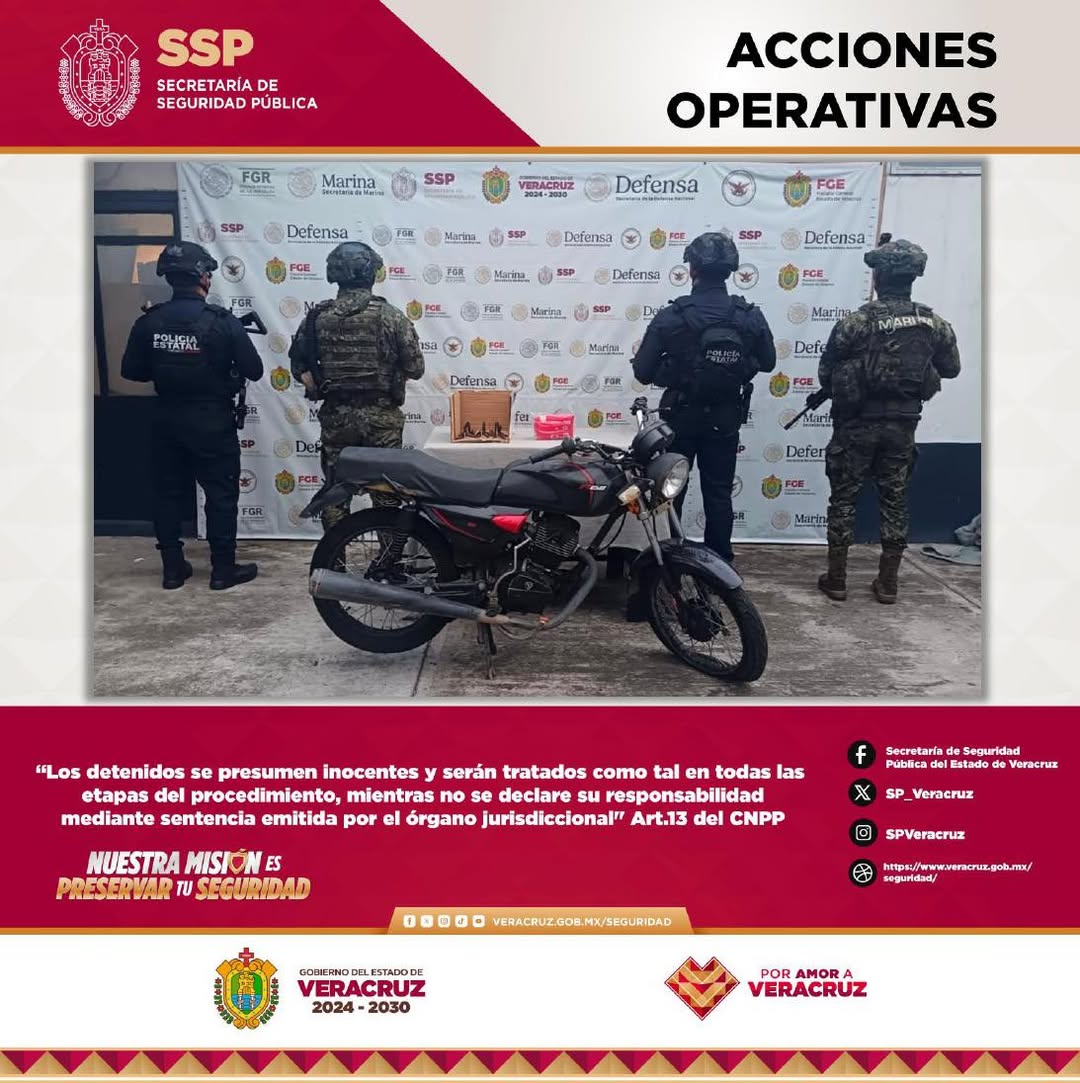Operativo de la SSP Veracruz para recuperar vehículos robados