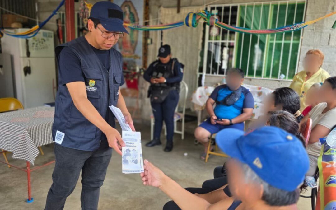 Fomentan participación ciudadana con redes comunitarias en San Andrés Tuxtla