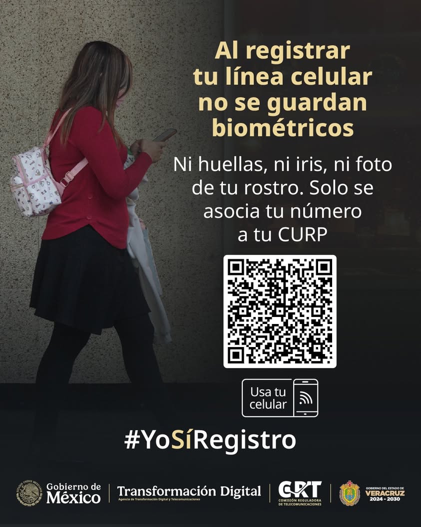 registro-linea-telefonica-ssp-veracruz Cartel informativo de SSP Veracruz sobre registro de línea telefónica sin datos biométricos