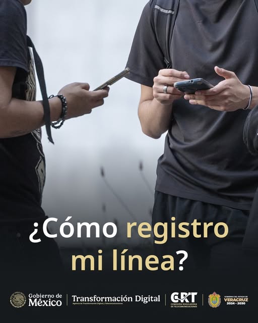 Registro de línea telefónica para seguridad y prevención del delito en Veracruz