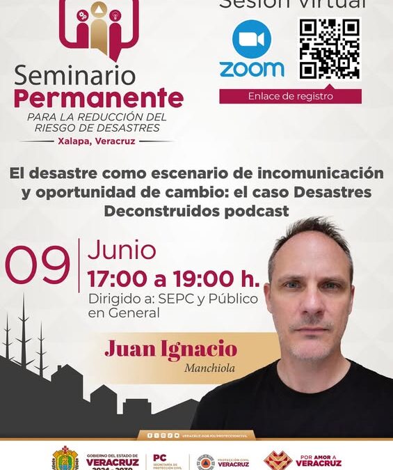 Seminario de Reducción de Riesgos abordará comunicación en desastres