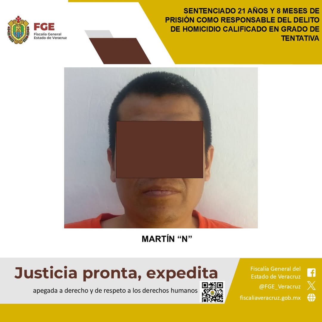Sentencia por tentativa de homicidio en Tuxpan