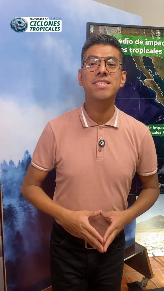 Aviso del Servicio Meteorológico Nacional sobre temporada de lluvias y ciclones tropicales