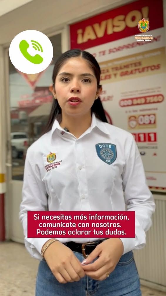 Logotipo de la Secretaría de Seguridad Pública de Veracruz en un fondo azul