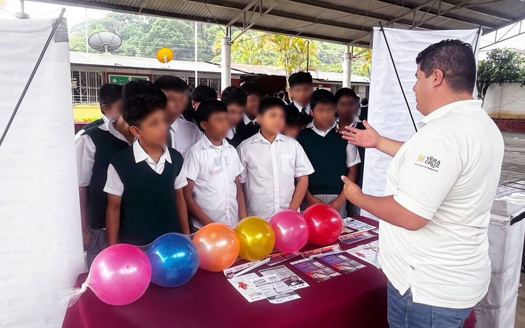 SSP Veracruz participa en Feria Escolar de Prevención en Córdoba