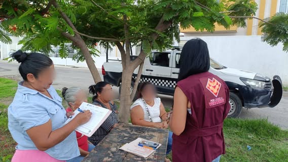 Elementos de la SSP Veracruz realizan recorridos de proximidad en Lomas de Río Medio