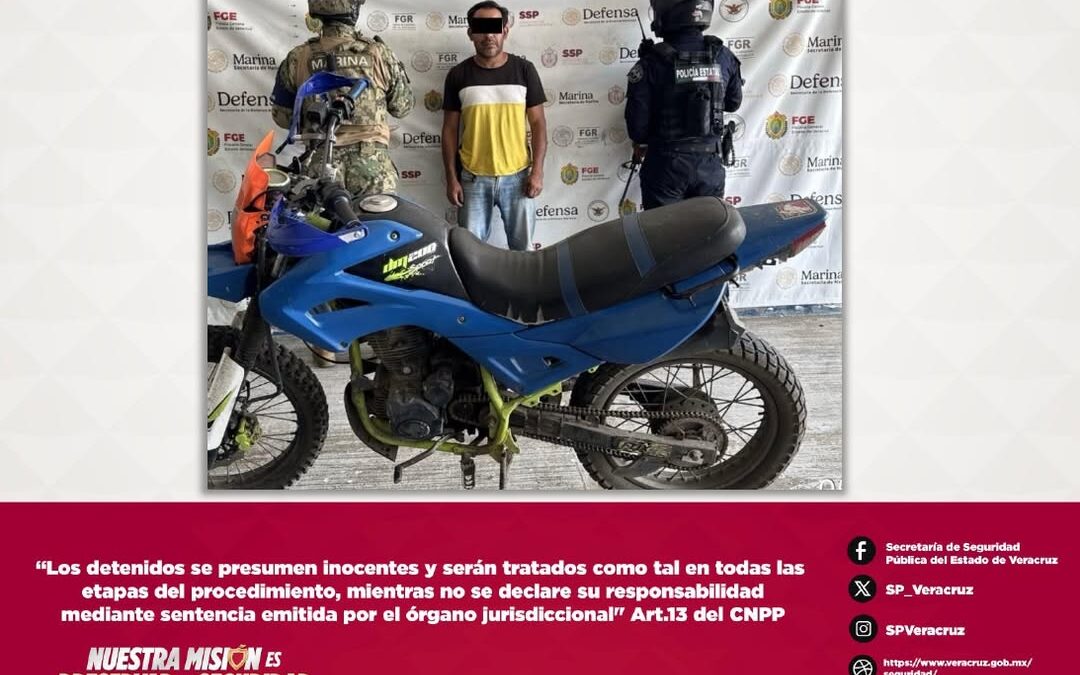 SSP Veracruz recupera 12 vehículos robados y detiene a 4 personas
