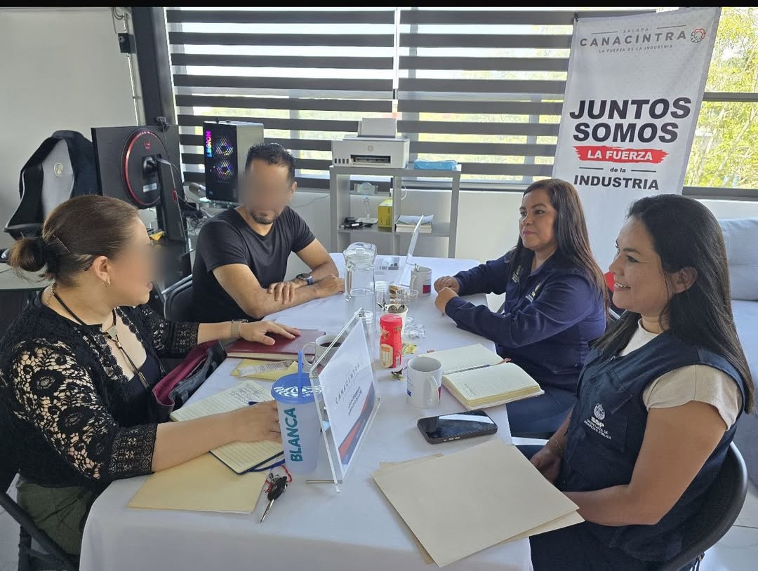Reunión de SSP Veracruz con representantes de CANACINTRA Xalapa
