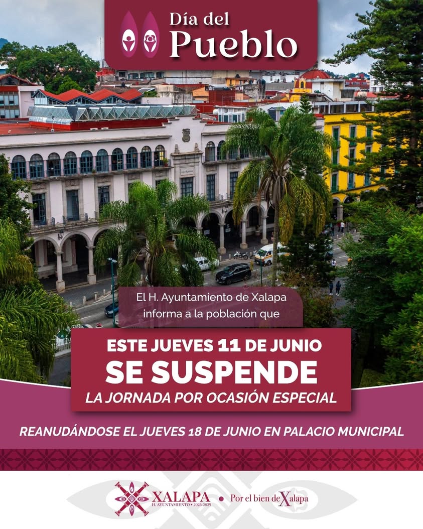 Suspensión del programa Día del Pueblo en Xalapa