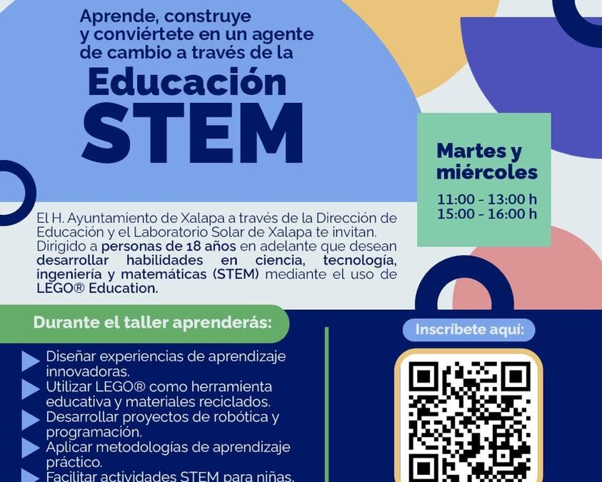 Xalapa invita a taller de LEGO Education para adultos en junio