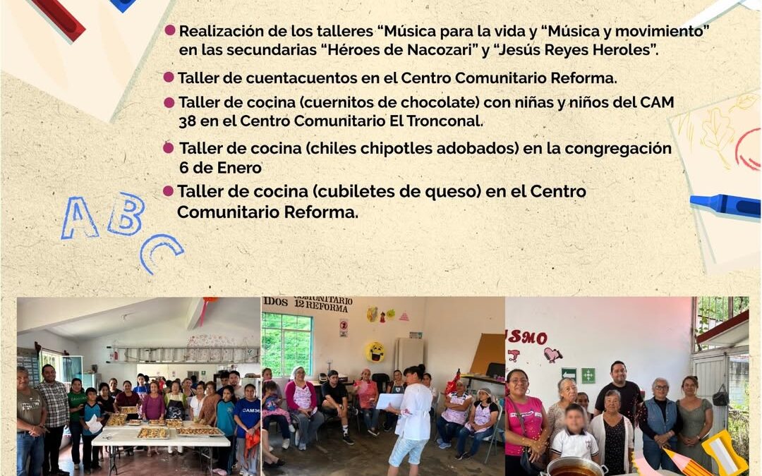 Xalapa impulsa talleres de arte y gastronomía inclusiva