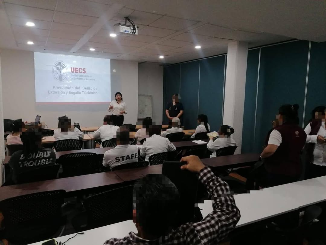uecs-prevencion-extorsion-canaco-veracruz Plática preventiva de la UECS a empresarios de CANACO en Veracruz