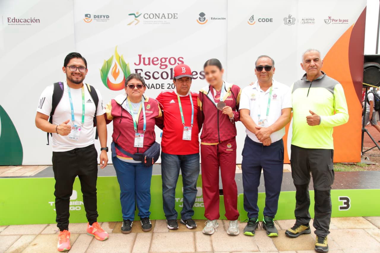Delegación veracruzana con medallas en Juegos Escolares de Educación Básica