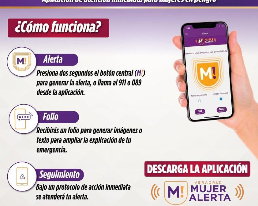 Veracruz Mujer Alerta: app para pedir ayuda con un botón
