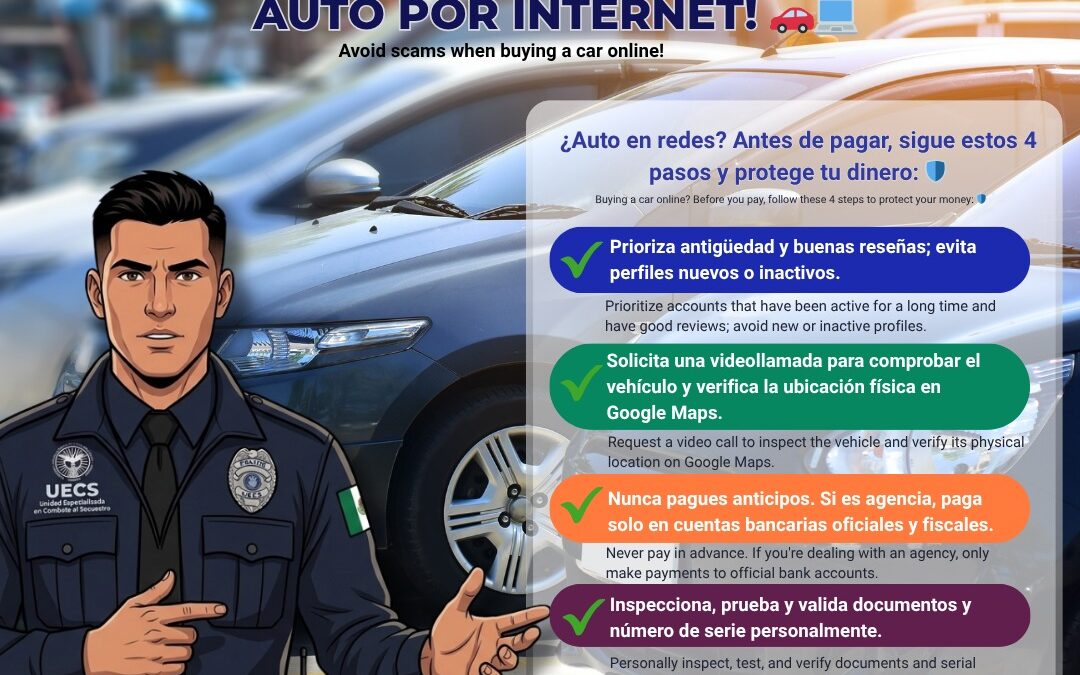 4 pasos para comprar auto en redes sin fraude