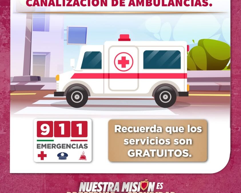 911 coordina servicios de emergencia gratuitos en Veracruz