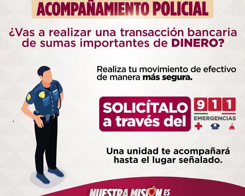 SSP Veracruz ofrece acompañamiento policial para traslados de dinero
