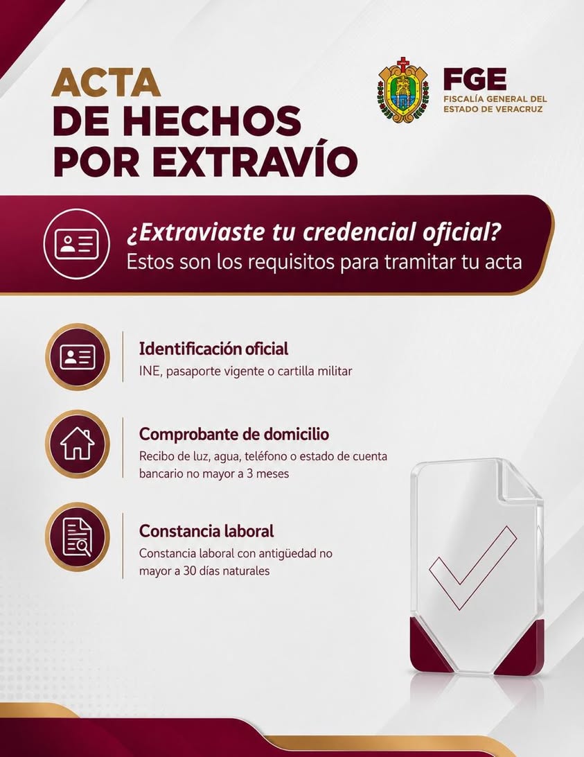 acta-de-hechos-requisitos-fiscalia-veracruz Requisitos para obtener Acta de Hechos de la Fiscalía de Veracruz