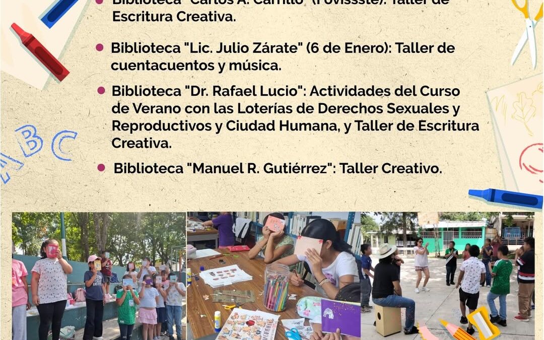 Xalapa: semana de aprendizaje y creatividad en bibliotecas