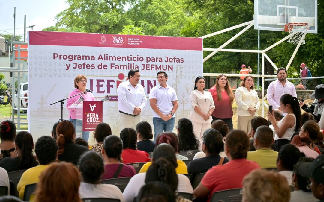 Apoyos alimentarios JEFMUN benefician a miles de familias en Veracruz