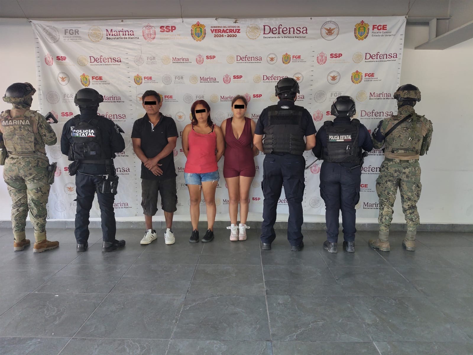 45 detenidos en operativos en Veracruz; aseguran hidrocarburo y droga