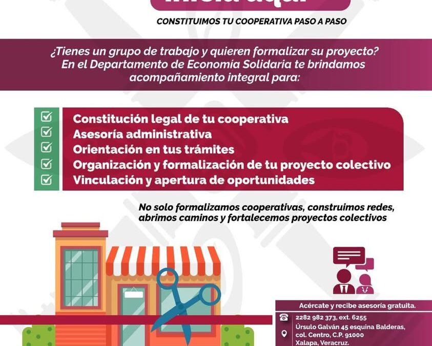 Ayuntamiento de Xalapa ofrece asesoría gratuita para negocios y proyectos colectivos