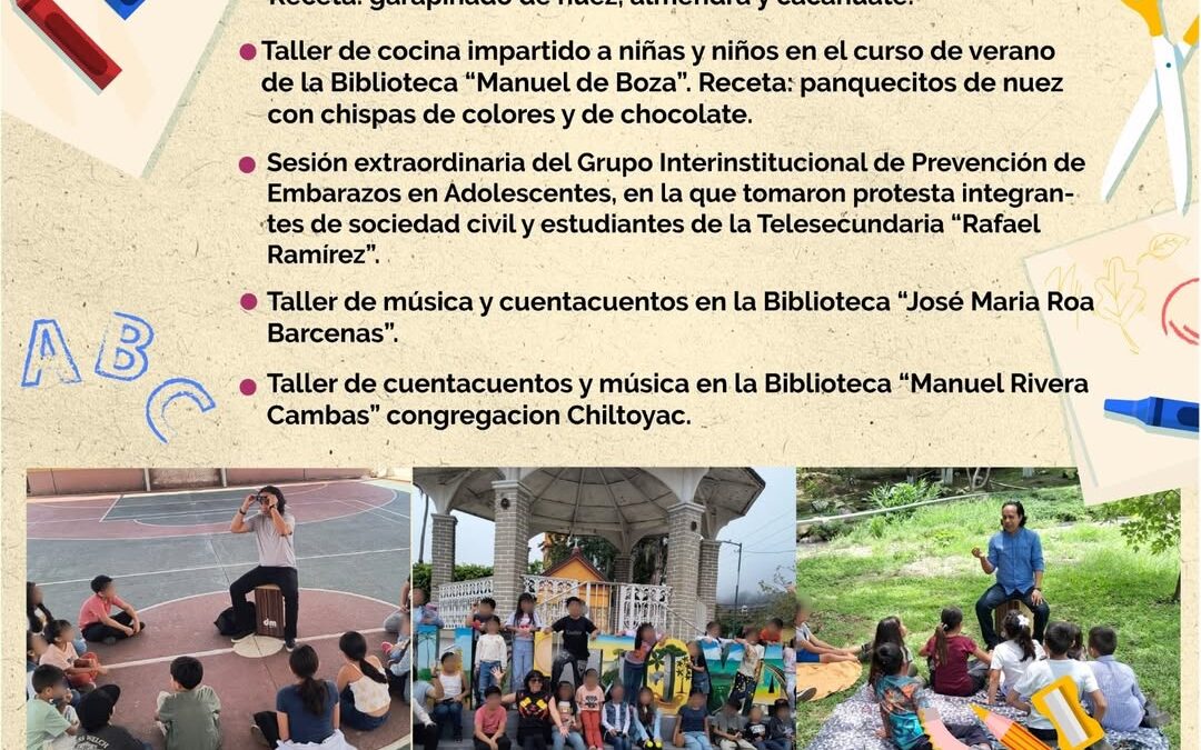 Bibliotecas municipales de Xalapa ofrecen actividades educativas