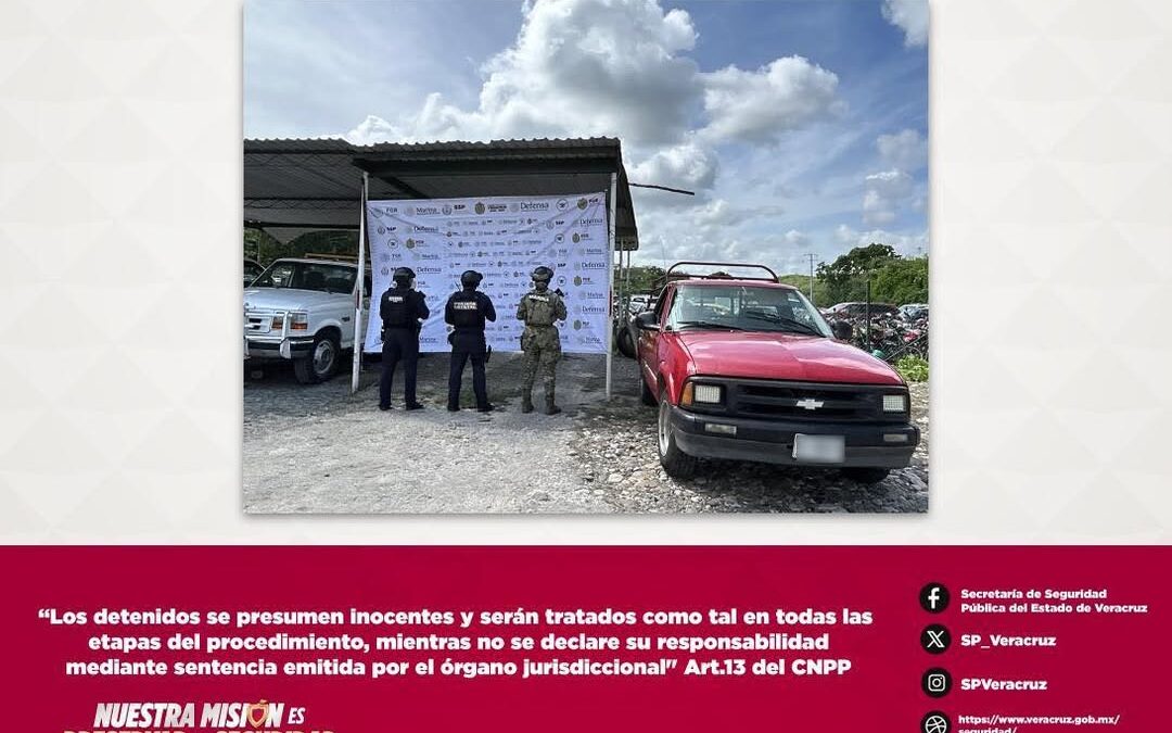 Cateos en 12 municipios de Veracruz dejan 20 detenidos