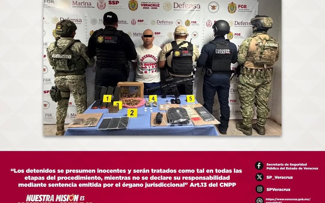 Cateos en siete municipios de Veracruz dejan cinco detenidos
