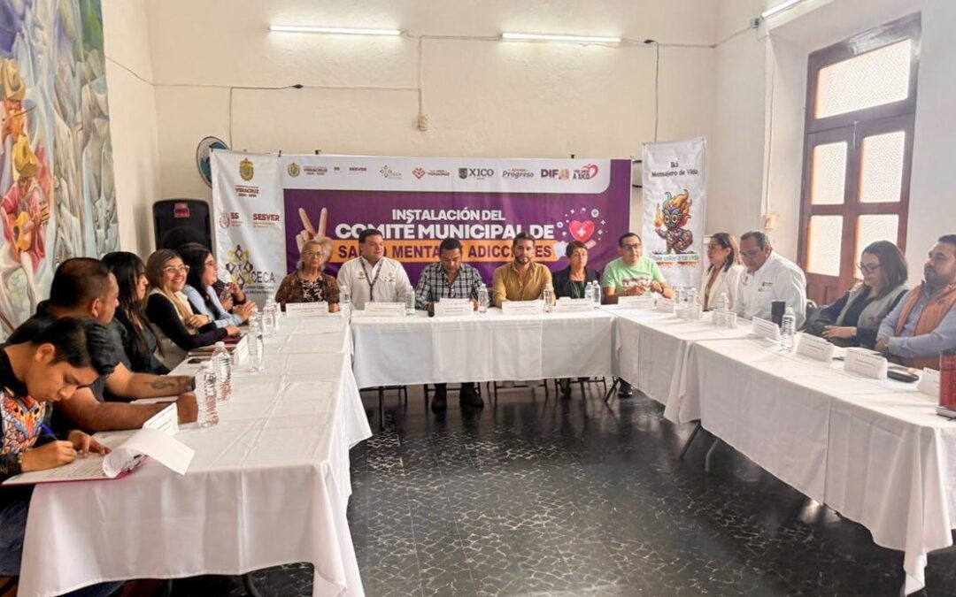 Instalan comité de salud mental y adicciones en Cosamaloapan