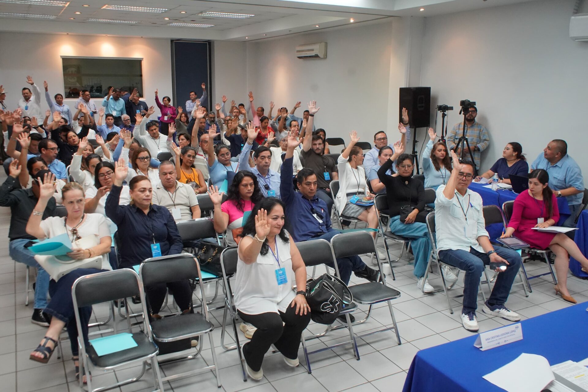 Sesión del Consejo Estatal del PAN Veracruz donde se eligió la Comisión Permanente