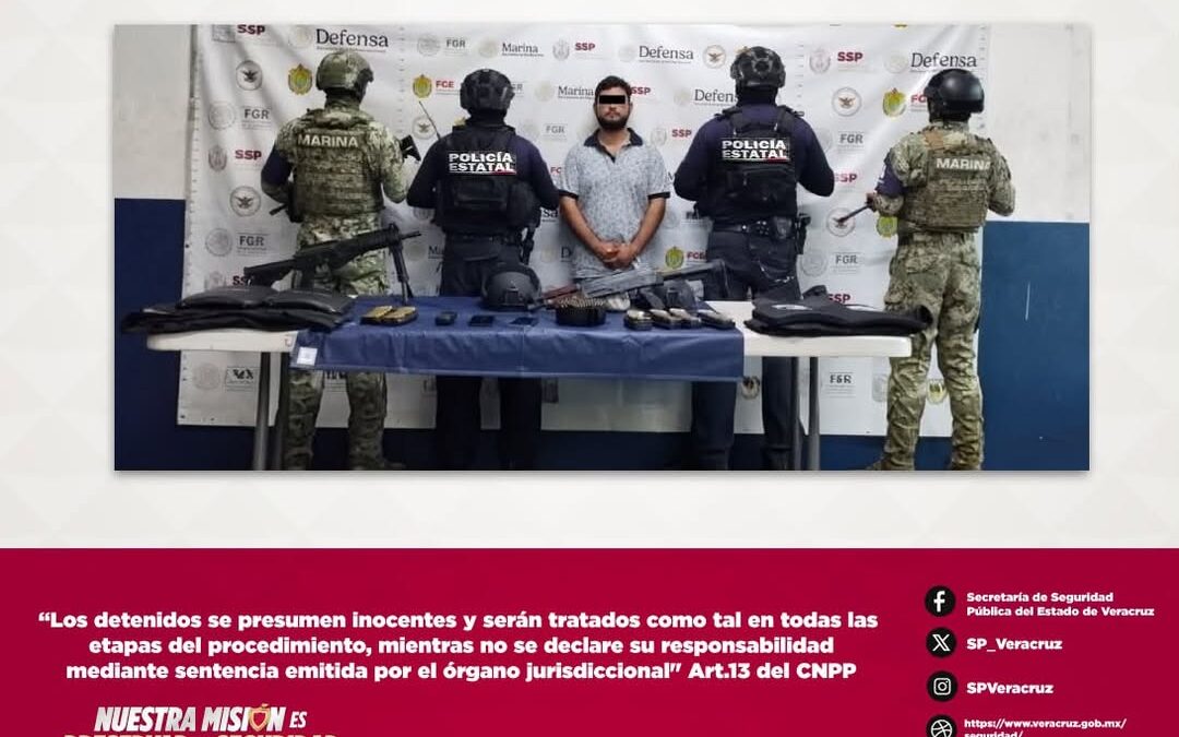 Detienen a cuatro hombres por portación ilegal de armas