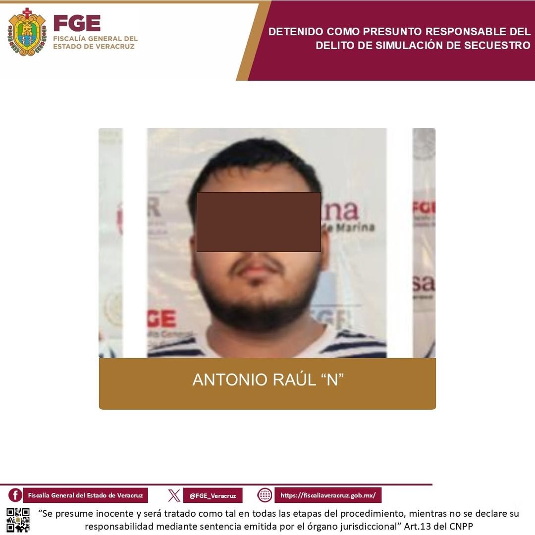 Detención de dos presuntos responsables de simulación de secuestro en Tihuatlán
