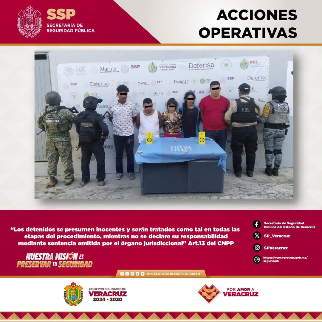 detenidos-por-drogas-veracruz Detenidos y drogas aseguradas por SSP Veracruz
