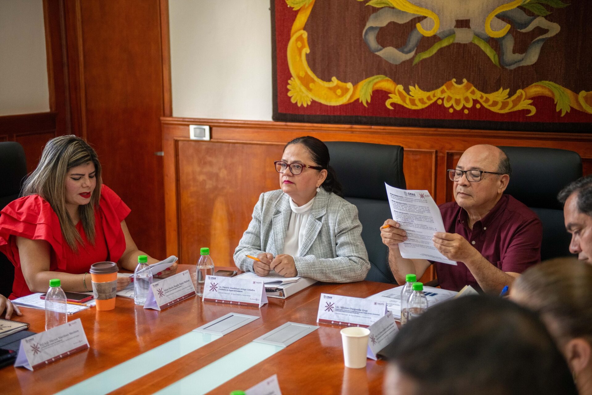 CMAS Xalapa presenta informe de actividades en sesión de gobierno
