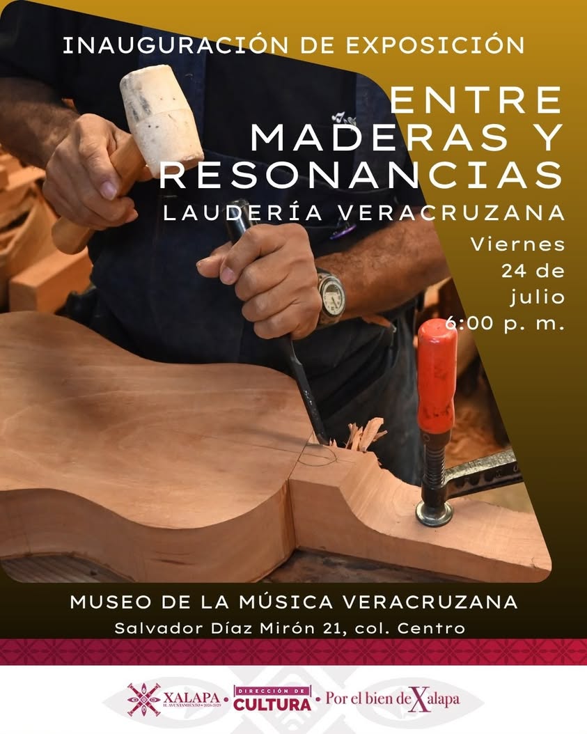 Exposición de laudería veracruzana en el Museo de la Música Veracruzana