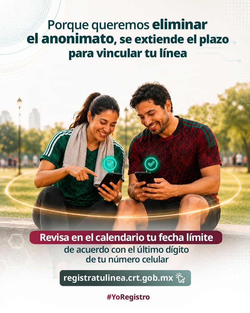 Extensión del plazo para registro de línea telefónica
