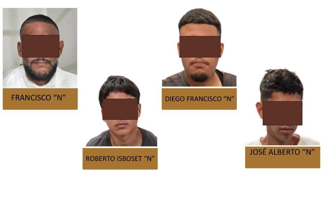 Vinculan a proceso a cuatro presuntos generadores de violencia en Alvarado